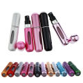 Bottom-filled Mini Perfume Spray Bottles Metal Shell Spray Atomizer Portable Travel Perfume Storage Bottle Points Bottling. 