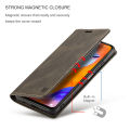 lthmy for Xiaomi Redmi Note 11 Pro 5G/4G Vintage Leather Flip Cover Stand Magnetic Closure Shockproof Protective Case. 