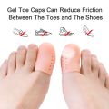 Soft and breathable big toe protector silicone toe sleeve with holes, suitable for corns and calluses blister toe separator. 