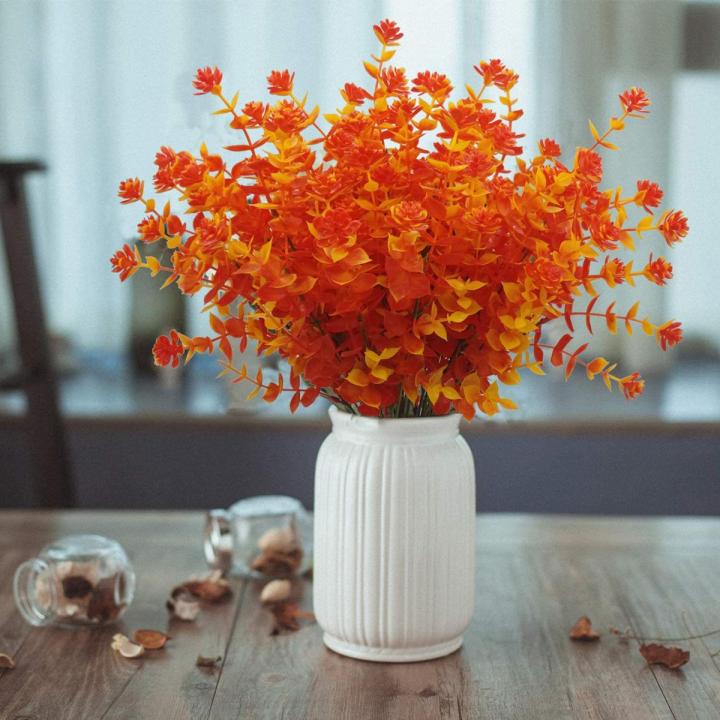 Artificial Flower Long-lasting Wedding Bouquet Artificial Eucalyptus Flower