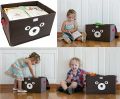 Toy Storage Chest Box for Kids and Babies – Collapsible Organizer Bin for Boys & Girls with Flip Lid – Gift Baskets for Small Toys, Stuffed Animal - Toy Boxes to Keep Playroom & Nursery Happy. 