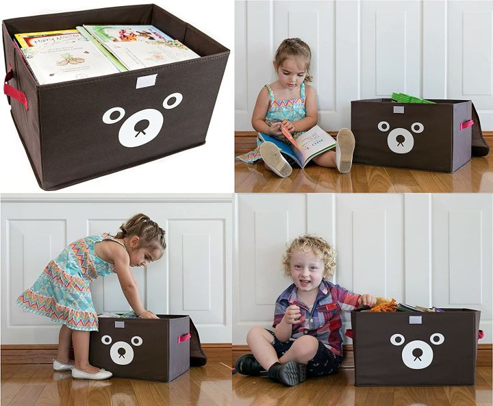 Toy%20Storage%20Chest%20Box%20for%20Kids%20and%20Babies%20%E2%80%93%20Collapsible%20Organizer%20Bin%20for%20Boys%20&%20Girls%20with%20Flip%20Lid%20%E2%80%93%20Gift%20Baskets%20for%20Small%20Toys,%20Stuffed%20Animal%20-%20Toy%20Boxes%20to%20Keep%20Playroom%20&%20Nursery%20Happy%20-%20Image%203