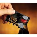Wallet Ninja Multitool Card – 18 in 1 Size Multi Purpose Tool for Quick Repairs, EDC Survival Gear, Bottle Opener. 