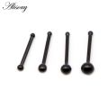 Alisouy 1PC Nose Studs Bar 316L Stainless Steel Ball Nose Piercing Pin Earrings Women Nose Rings Fashion Body Jewelry. 