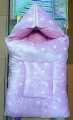 New Born baby velvet stuff baby bister - Baby nest - Hooded baby sleeping bag. 