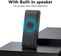 Mp3 Player with FM Radio and Voice Recorder, Ultra Slim Music Player with Video Play Text Reading and Build-in Speaker Support up to 128GB, Music Earphone Included (Black). 