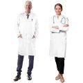 Professional Lab Coats Best Quality Fabrics Pure White Cotton for Medical Students, Laboratory, Warehouse, and Doctor Use Long Sleeve for Male Female. 