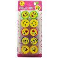 Set of 10 Cute Emoji Stamps | Cartoon stamp Face Stamper For Kids | School Arts and Crafts. 