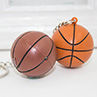 Basketball Pendant Keychain with LED Light Sound Key Ring Holder Hanging Decor. 
