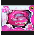 Mini Portable Battery Operated Iron Toy - Iron Toy For Kids - Plastic Material - Pink Color. 