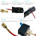 20 pcs 6 mm Electrical (Lex pin) Wire Cable Thimble Lugs Crimp Terminal Female Spade Thimble for Automobiles, Bike, Speaker, RO Water Purifier, Appliances, AC Wire Connector. 