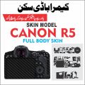 canon r5 complete body skin with hand grip ski. 