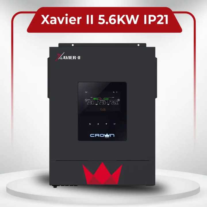 Crown Xavier II 5.6KW Hybrid Solar Inverter with 6000W PV