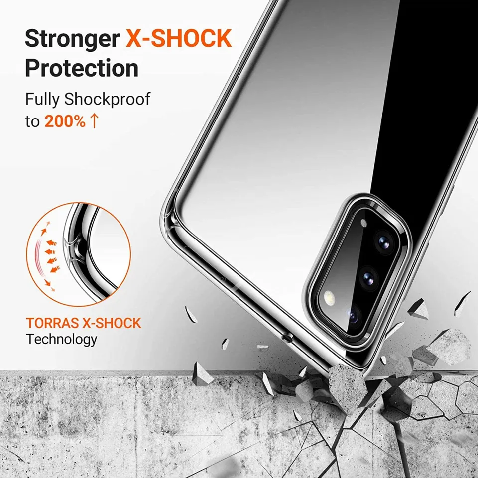 Realme 5i Back Cover Transparent Extra Bumper Anti Shock Soft