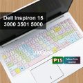 Keyboard Cover Dell Inspiron 15 3000 3501 5000 3502 3505 3593 5501 5502 5505 5508 Vostro 15 7590 7591 5590 7500 Keyboard Protector Soft Silicone 15.6 Inch Keyboard Protective Film Waterproof. 
