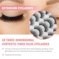 20 Pairs 3D Chemical Fiber Lashes Natural False Eyelashes Dramatic Volume Fake Lashes Makeup Extension Eyelashes. 