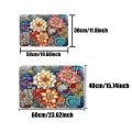 Funny Doormat Off with Your Shoes Designed Indoor Welcome Floor Decor Carpet Non-slip Easy Clean Area Rug Wrinkle-Resistant Mat. 