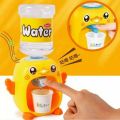 Cute Mini Simulation Duck Water Dispenser For Kids - Duck Water Fountain - Pretend Play Toys For Kids. 