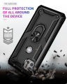 Lereach For Motorola Moto One 5G Ace / G 5G Phone Case TPU Hard Ring Car Ring Bracket Shockproof Back Cover. 