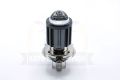 H4 LED Headlight Bulb Two Light Color Aluminium Body Super Bright for Motorcycle Bike  YBR125,YBRG,YBZ,GR150,CB150,GS150. 