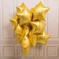 Pack of 10 Star Shaped Foil Balloons Large (18 inches) for Happy Birthday, Wedding, Anniversary, Engagement, Welcome Parties, Baby/Bridal shower and other events.. 