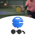 Pickleball Trainer with 40 Holes Pickleball Ball Rope for Single Player. 