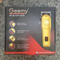 GEEMY GM-6668 PROFESSIONAL HAIR CLIPPER WITH 2000MAH BETTERY WITH LED DISPLAY SHOW BETTERY PERCENT WITH ADJUSTABLE  TAPER CONTROL. 