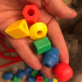 Lacing & Stringing Bead Blocks For Toddlers. 