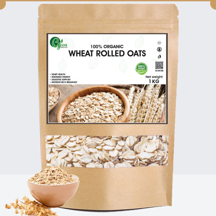 Wheat Rolled Oats | Imported Oatmeal 1 KG