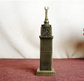 Makkah Royal Clock Tower Hotel Restaurant Statue Model Tourist Souvenir Clock Building Figurine for Home Office Ornaments Decor Gift Sculptures. 