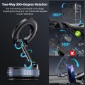 Vacuum Magnetic Phone Holder for Car, 2025 Vmag-S1, Suction Phone Mount 360° Rotatable, Foldable & Adjustable, for iPhone 16 Pro MAX 15 14 13 12 & Android. 