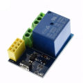 WiFi relay module, IoT smart home, remote control switch phone With ESP-01S Microcontroller. 
