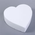 Wedding Decor Party Decorations Styrofoam Heart Shaped Kitchen Accessories Cake Foam Mould Practice Model Dummy Cake Model DIY Model. 