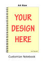 Customized Spiral Notebook. 