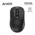 A4Tech FB12S - Bluetooth & 2.4G Mouse - Silent Clicks - Connect upto 3 Devices - 1200 DPI - For PC/Laptop/Tablet/Smart TV - Black. 