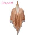 Ameesi Summer Prom Scarf Solid Color Elegant Lady Women Party Shawl. 