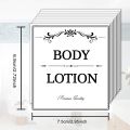 24Pcs White Waterproof Labels For Bottles Farmhouse Hand Soap Dispenser Label Stickers For Lotion Shampoo Conditioner Supplies. 