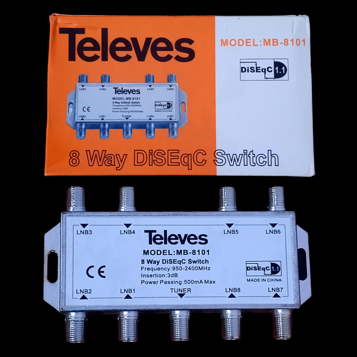 8%20in%201%20Satellite%20Signal%20DiSEqC%20Switch%20LNB%20Receiver%208%20Way%20Multi%20Switch%20High%20Quality%20With%209Pcs%20RG6%20&%209Pcs%20RG7%20Connectors%20-%20Image%204