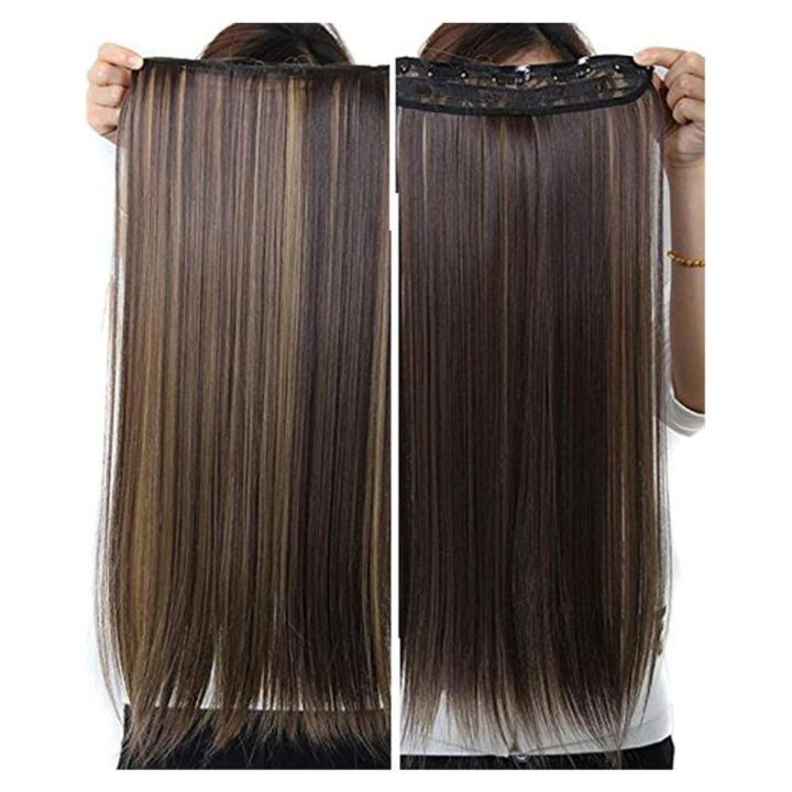 Streaking Hair Extension Double Shade Double Shade Colored Hair Streak/Hair Extensions For Women And Girls Real Hair For Highlighting