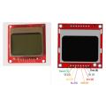 Nokia 5110 Arduino LCD display screen Module Red. 