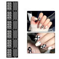 Manicure Sticker Matched Freely Long Nail Art Template Decals. 
