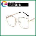 【ETOP】 Horsebit glasses frame glasses frame Korean round face flat mirror. 
