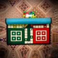Ludo Matt Carpet Game_Ludo Game _washable Ludo Game Ludo Carpet Large Size 2x2 Ft with large Gotte Set Foldable and Washable Rafias Collection high quality. 