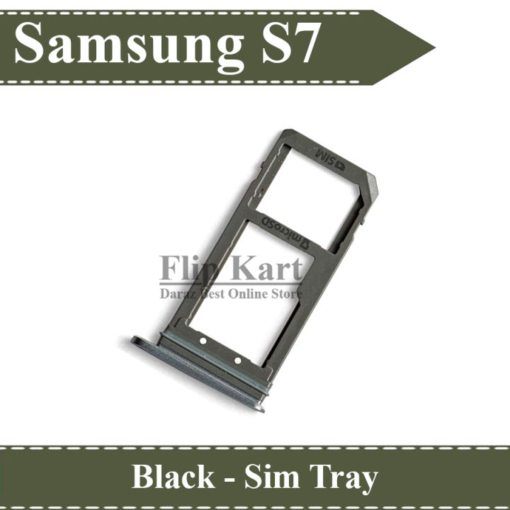 Samsung%20S7%20Tray%20Sim%20Jacket%20Sim%20Slot%20Sim%20Door%20For%20Galaxy%20S7%20-%20Black%20-%20Image%203