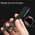 Finger Insert Shaving Razor Cut Throat Straight Razor - Barber Razor - Safety Razor Ustra for men. 
