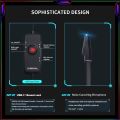 XIBERIA-V20 USB PS4 Headset for Host Connection, 7.1 Surround Sound PC Gaming Headset with 1.95 Meter Cable and Noise Cancelling Mic Headphones with RGB Light. 