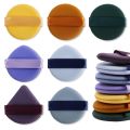 FANTZEI 6 Pieces Mini Powder Puff Face Soft Makeup Puff Velour Cosmetic Foundation Blender Sponge In Different 6 Colors Beauty Makeup Tools. 
