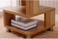 Skyrise sofa modern end side coffee table with storage shelf living room furniture in Ready To Assemble Form. 