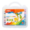 Deli - EC20114-Oil Pastel (18 colors/Box). 