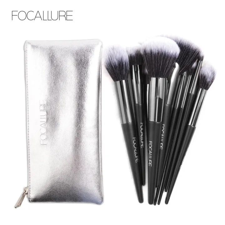 Focallure%2010Pcs/Set%20Makeup%20Brushes%20Kit%20with%20Pouch%20-%20Image%203